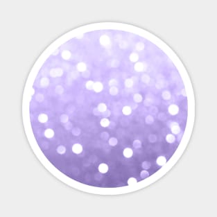 Ultra violet purple sparkly bokeh Magnet